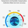 JMS16 Air Quality Monitor PM2.5 HCHO TVOC CO2 Temperaturfuktighet Multifunktionell kapacitiv pekskärmsgasdetektor