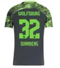 Maglia da calcio VfL Wolfsburg 2023/2024 Maglia da casa e da trasferta Majer Wind Lacroix Wimmer Svanberg Maehle Versione giocatore Uomo Kit per bambini