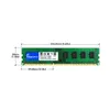 DDR3 8GB 4GB 133 Hz 1600 MHz pamięć pulpitu RAM 240pin 15V Dimm PC3 12800U 10600U DDR3 RAM 8 GB Memoria 240314