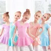 girls Lg Sleeve Ballet Dancer Leotard Girls Basic Cott Dance Gymnastics Leotard Kids Ballerina Dr Dancing Wear Costumes j7wl#