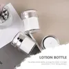 Lagringsflaskor 3 st tomma burkar lotion dispenser containrar för prover (15 ml)