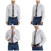 Bow Ties border collie owiec krawatów unisex moda poliester 8 cm wąska szyja dla męskich akcesoriów biznes