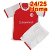 24 25 Internacional A. Patrick Kids Kit Futbol Formaları Alario Fernando Wanderson E.Valencia Evde Çocuk Takım Futbol Gömlekleri Kısa Kol Üniformaları