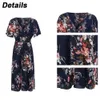 Dres di grandi dimensioni delle donne più il formato 2023 Boho Beach floreale estate Dr 2023 Mini Sundr femminile abbigliamento allentato casual Lg gonna c0Dj #