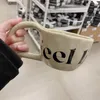 Tasses à café de style coréen, tasse à eau en céramique, thé fait à la main, « cadeau » pour les amis