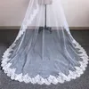 E JUE SHUNG 3 METER BIHE WHITE Avorio Cattedrale Veli da sposa Lg Bling Pace B Edge Bridal Veil Wedding Accories 50ZW#