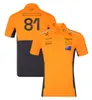 F1 Formel 1 Renn-Kurzarm-T-Shirt, Teamuniform, Rennuniform der Saison 2024, Rundhals-T-Shirt, Teamuniform, Revers-Poloshirt