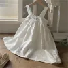 Ensemble filles robe en lin en coton ébouriffes