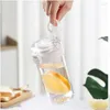 Mugs Water Glass With Transparent Elastic Cap Straight Drinking Mouth Summer Plastic Cup High Appearance Portable Easy And