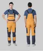 Salopette de travail pour hommes, combinaisons à bretelles pour réparateur, uniformes de travail J2N4 #