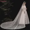 youlapan v145 full pearl cathedral cathedral wedding veil 1 tier bridal veil wedding hair Accories lg veil a1yq#