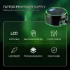 Machine para sempre aurora 2 Tatuagem Fonte de alimentação para maquiagem permanente Tattoo Hine Pen Tattoo Supplia com fonte de alimentação Digital LCD