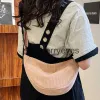 Shoulder Bags Vintage Corduroy Designer Satchel Japanese Solid Color Women Small Bag Fashion Dumpling Travel Simple Crossbodyblieberryeyes