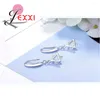 Boucles d'oreilles pendantes de qualité, Styles coréens romantiques, cristaux brillants, Triangle étoile, goutte en argent Sterling 925 pour femmes, Pendientes