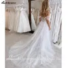 Lakshmigown Lace Boho Wedding Dr Off The Shoulder 2024 Robe de Mariee Civil Bridal Beach Wedding Clowns Löstagbara ärmar B5GE#