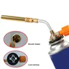 2024 Butane Burner Welding Gas Torch Flame Gun Brazing Flamethrower Outdoor Camping BBQ Portable Soldering Heat Gun Welding Equipment 1. for