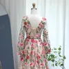 Shar Said broderie de luxe Lg soirée Dres jardin Floral Vintage formelle bal Dr pour les femmes de mariage SS231 58Ob #