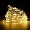 USB LED STRING LIGHTS AUTSTOOR HOME NEW YEAN TREERS TREED WEDDING PARTY DECORATIONのためのクリスマスガーランド