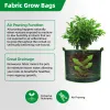Väskor 10 Pack 3/5/7/10 gallon Grow Väskor Tungt förtjockade icke -vävda växtstygkrukor med handtag som är lämpliga för grönsaker Blommor