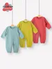 Bébé nouveau-né barboteuses vêtements infantile nouveau-né barboteuse fille lettre salopette vêtements combinaison enfants rose rouge body pour bébés tenue 19Jq #