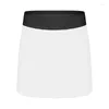 Active Shorts Water-cooled Quick Drying Sports Pants Skirt With Pockets Running Fitness Vacation Two Tennis Skirts