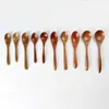 Spoons 6 Pcs Windows Spoon Japanese Small Wooden Teaspoon Heart Scoops Coffee Bean Dessert