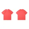 Camisas de verão designer camiseta de manga curta oversize em torno do pescoço solto ombro camiseta casal na moda marca camiseta topo algodão confortável