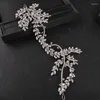 Clips de cheveux Mariage Bridal Crystal Bandband Hairband Tiara for Women Bride Party Party Rhinestone Accessoires Bande de bijoux