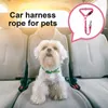 Ошейники для собак, автомобильные ремни безопасности, ремни безопасности, портативный подголовник, ремни безопасности для средних и маленьких щенков и
