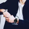 IBSO 2017 Męskie zegarki Top marka luksusowy 7 mm ultra-cienki pokrętło oryginalny skórzany pasek zegarek Mężczyzna Modka prosta Masculino Y1905271T