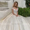 Ethel Rolyn Luxury Wedding Dres for Women 2023 Beading Lace Shimmering Beadied Appliques Wedding Clow Vestidos de Novia J2OB#