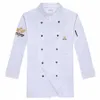 Men Cake Shop Cafe Pastry Chef Costume French Restaurant Hotel Chef Uniform Kitchen Canteen Cook Work LG/Short Sleeve Jacket U77X#