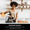 Соковыжималки Ninja Cold Press Juicer Pro — мощная медленная соковыжималка с полным контролем над мякотью и серебряным облаком в один клик, антикапельная программа barL2403