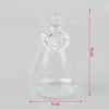 Vasen 1 stück engelförmige transparente glas blumenvase hängende pflanze gartendekor 2024