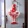 Dekorativa blommor Stylish Christmas Wreath Artificial Long Ben Ben Door Holiday Decor