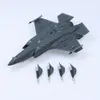 F-35 Lighing II Fighter 1:72 Skala gjuten flygplansmodell med konsol gåva