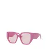 Luxuriöse Damen-Sonnenbrillen, GG-Brillen, Designer-Sonnenbrillen, ein Favorit von Modebloggern, Acetatrahmen, hochwertige Sonnenbrillen, hochwertige, übergroße Sonnenbrillen mit rosa Gläsern