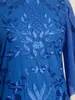 2023 Fall Women's Plus Size Party Dr elegancki kwiatowy haft bal matur