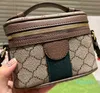 2024 fashion makeup bag women purse letter pattern shopping bags vintage camera wallet round chain tote