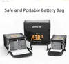 Autre organisation de stockage à domicile Sac de stockage de batterie pour boîtier de batterie DJI AIR 3, antidéflagrant, ignifuge, accessoires de protection contre les radiations Y240329