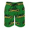 Herenshorts Heren 3D-geprinte zwembroek met Jamaicaanse vlag modieuze zomer Jamaicaanse strandsurfplankshorts sneldrogende sportgymshorts J240328