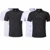 wholesale Unisex-Restaurantuniform, Bäckerei, Lebensmittelservice, kurzärmelig, atmungsaktiv, zweireihig, neue Kochuniform, Kochkleidung, 38 sM #