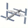 2485pcs Station Building Blocks Rocket Space Toys Assembled Model Gift Educational Plane Launch