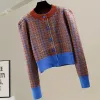 knit Tops for Woman Cardigan Crop Red Women's Sweater Short Graphic Lg Sleeve New Knitwear Harajuku Fi Tall Streetwear In o8En#