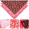 Vestuário para cães 3 Pcs Pet Cachecol Traje Gravata Filhote de Cachorro Bandana Férias Bandanas para Cães Triangular