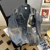 Men's Jackets Fashion High Street Ripped Denim Jacket Men Spring Autumn Trend Hiphop American Retro Loose And Handsome Work Chic