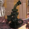 7.8inchs Recycler Oil Rigs vidro grosso Bong Hookahs Smoke Water Pipes Dab Beaker com 14mm Banger