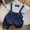 Kleidungssets Junge 2-teiliges Set Kinderkleidung Anzüge Kinder Baby Outfits Sommer 24-058