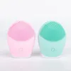 NEW 2024 Silicone Facial Cleansing Brush Electric Face Clean Device Facial Massager Skin Cleaner Sonic Vibration Deep Pore Cleaning Brush