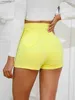 Shorts pour femme Stretch Denim Femmes Taille haute Jean pour vêtements d'été Bleu Blanc Jaune Rose Court Mujer Femme Jeans XS 240329